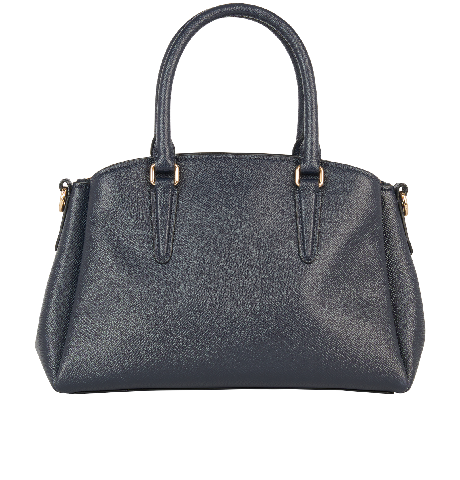 Mini Sage Carryall, &pound;120, Handbags, Navy, Leather, Back view